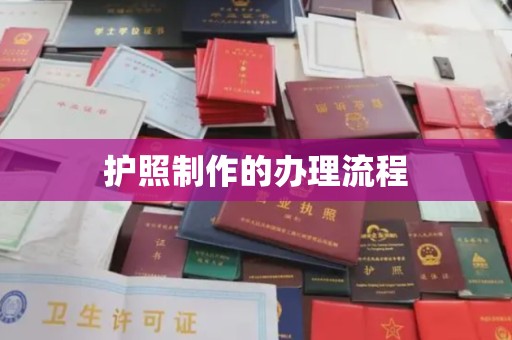 嫩江护照制作的办理流程